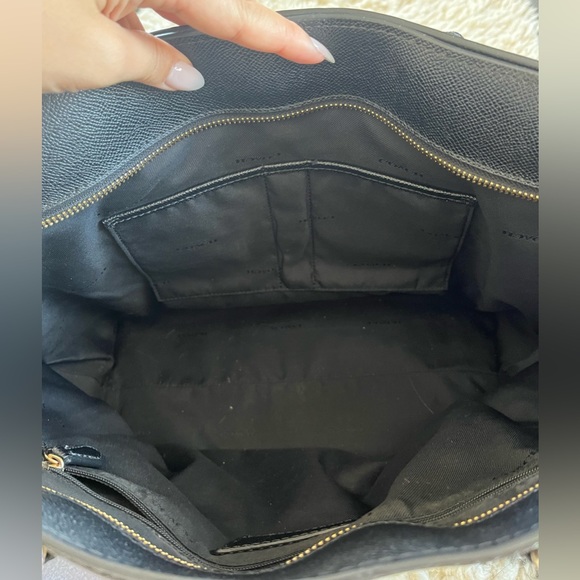 Coach Turn Lock Leather Tote - Picture 8 of 8